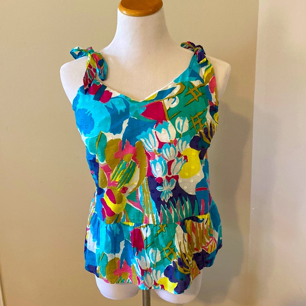 JCREW Cotton Strapy Top